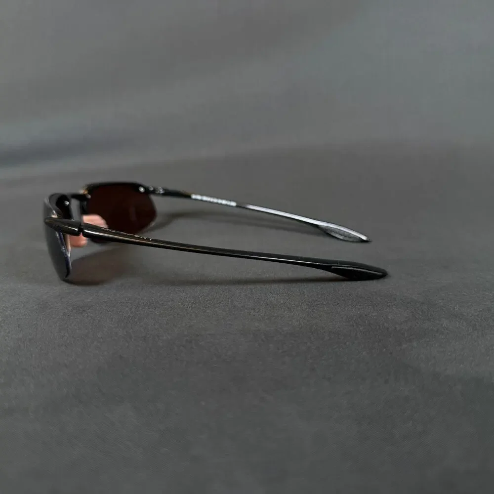 Maui Jim MJ-409-02 61 15-130 Black Sunglasses Made in Japan Only Frame